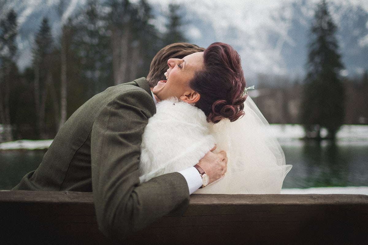 Mariage Chamonix Mont Blanc par le photographe de mariage Sylvain Bouzat.