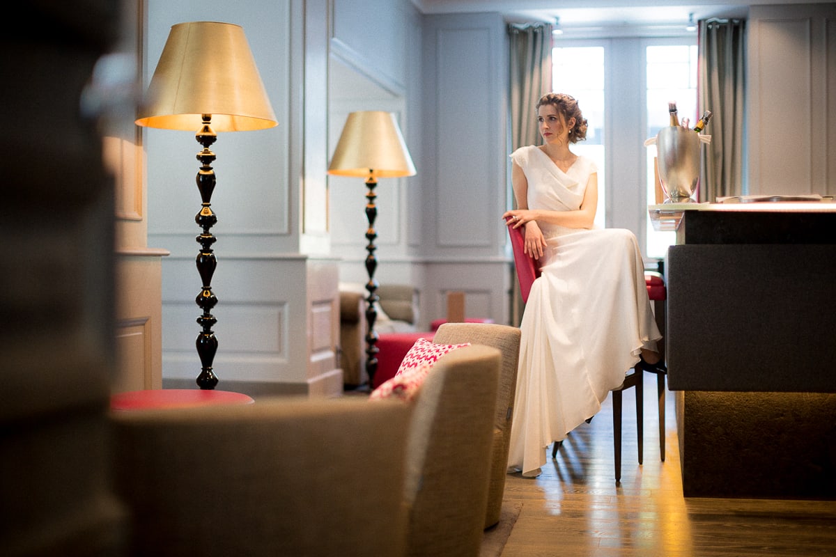 Shooting éditorial à l'Hôtel Mont Blanc Chamonix par le photographe de mariage Sylvain Bouzat.