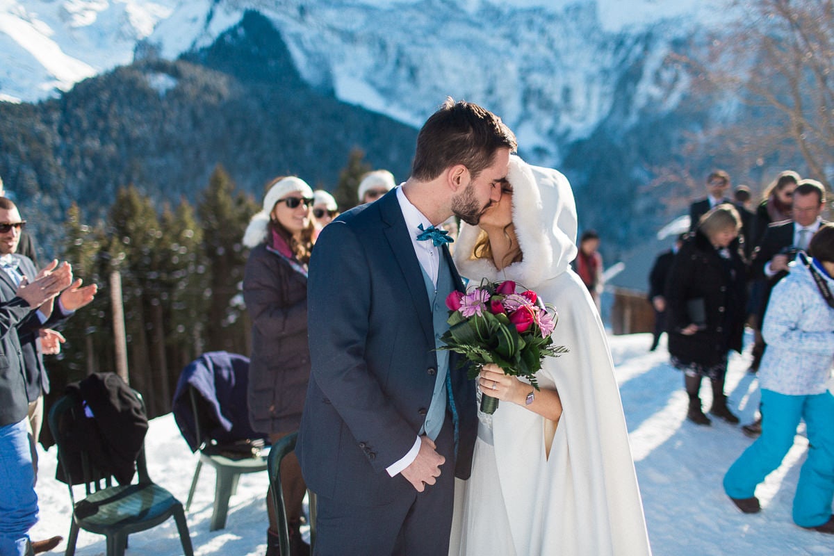 Photographe mariage Chamonix Sylvain Bouzat dans les Alpes françaises.