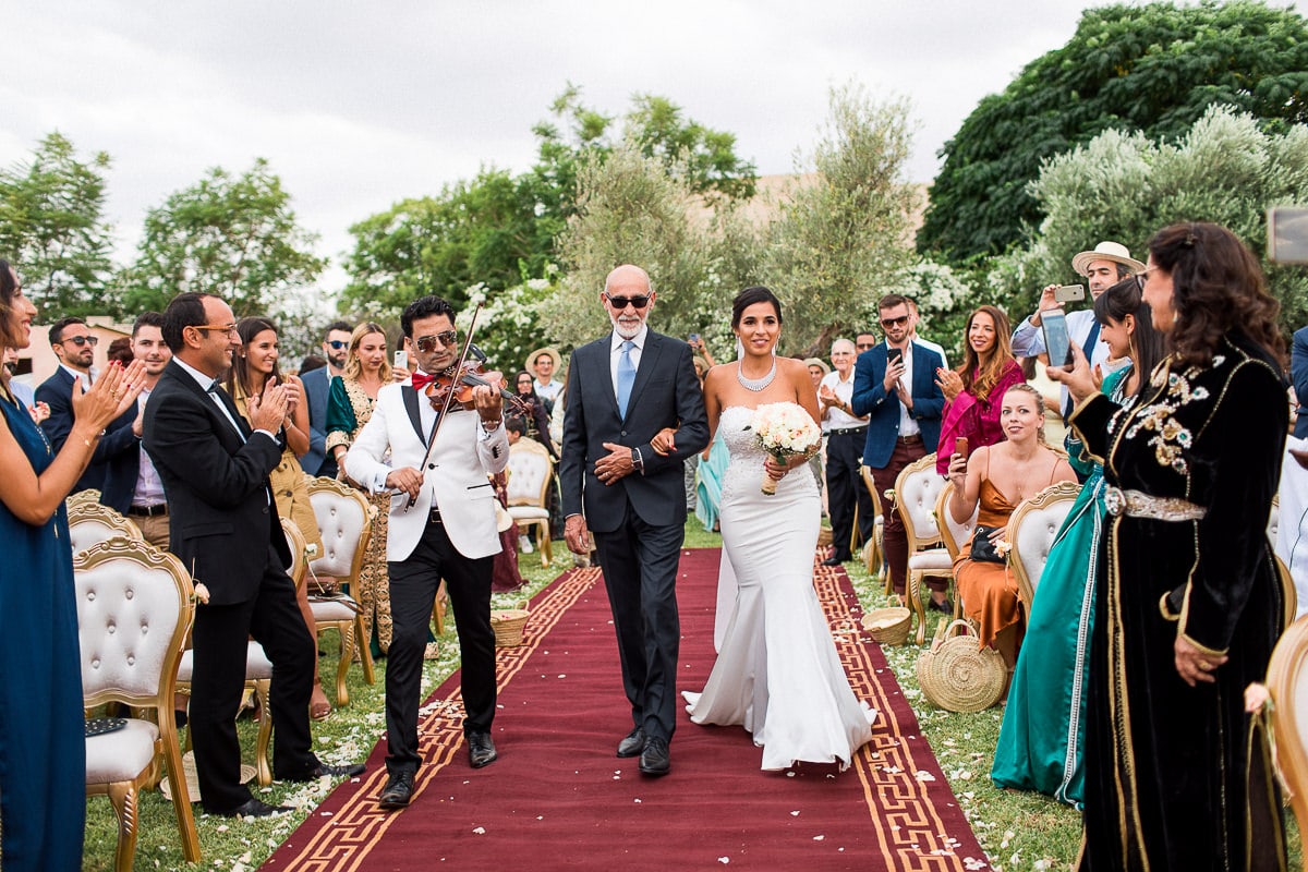 Ceremony during a wedding in Marrakech by the photographer Sylvain Bouzat.
