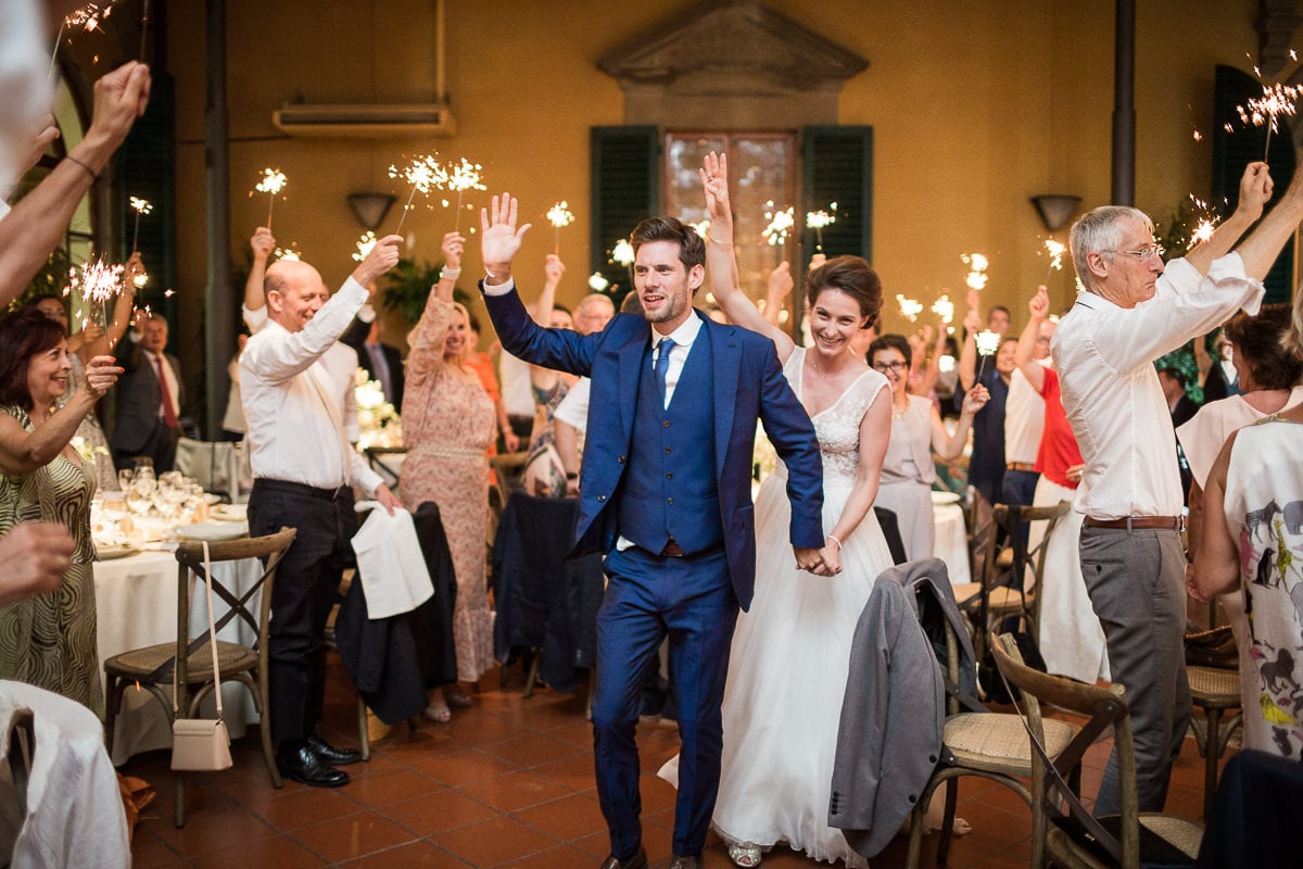Wedding evening in Tuscany at Villa Castelletti in Florence by photographer Sylvain Bouzat.