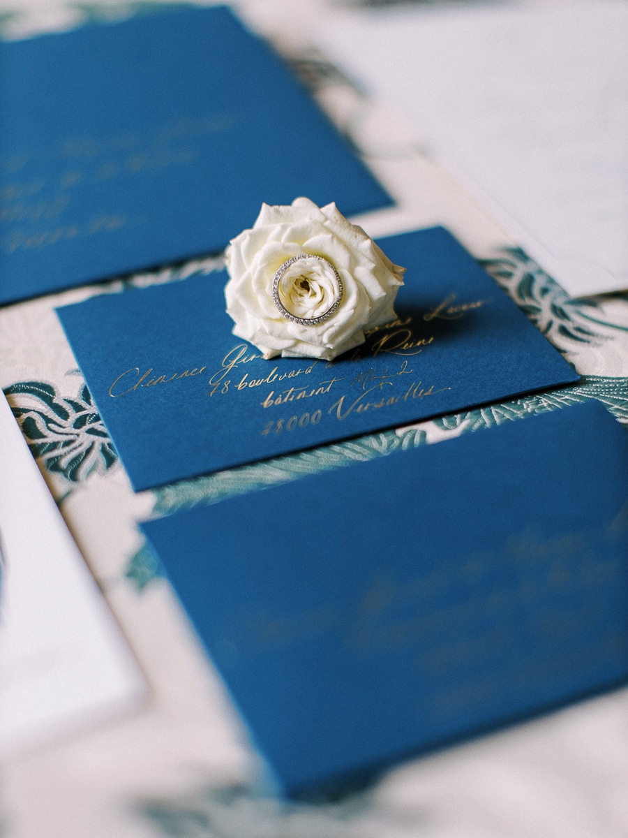 Detail of the stationery at the Ritz.