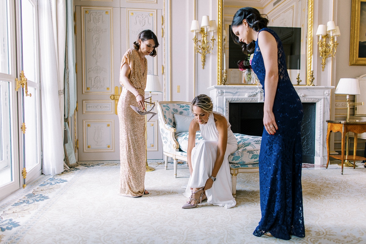 Wedding at Ritz Paris with photographer Sylvain Bouzat.