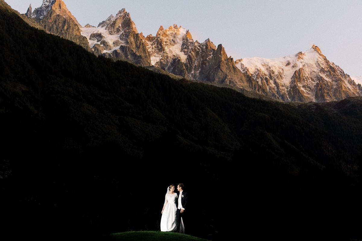 Un photographe mariage Megève dans les Alpes Sylvain Bouzat.