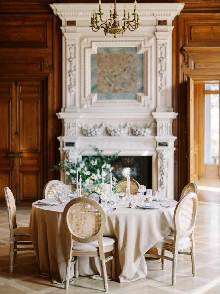 19-best-editorial-wedding-photos-luxury-reception-table-chateau-decor