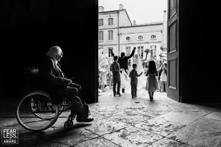 5-awards-wedding-photographer-black-white-emotional-church-exit