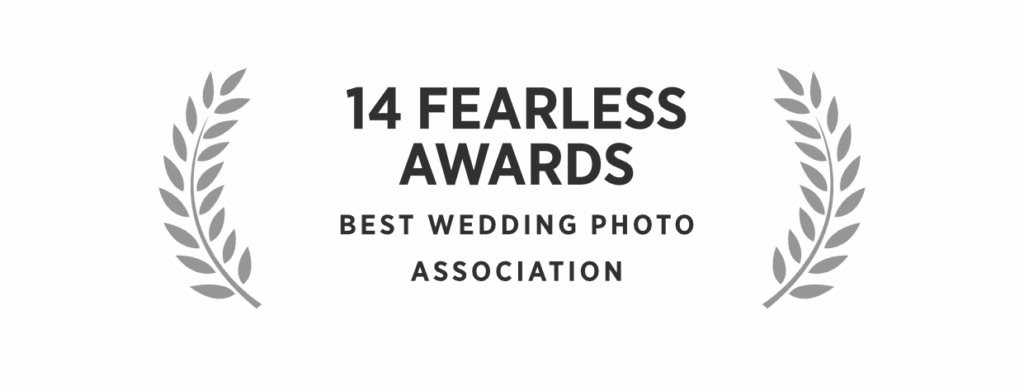 14 Fearless Awards logo for the best french wedding photographer.