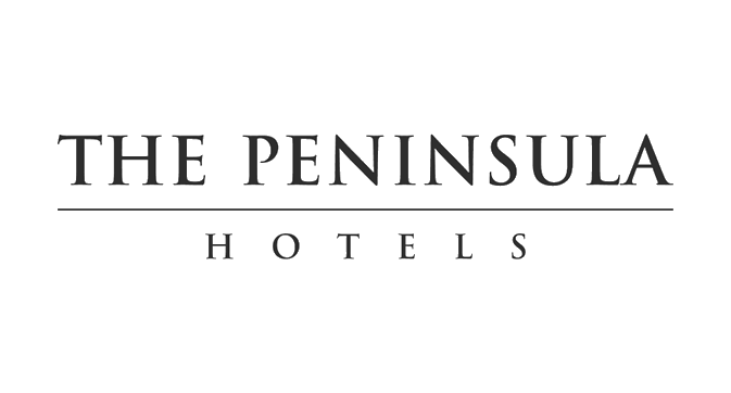 The Peninsula Hotels logo, a luxury venue often captured by the best french wedding photographer.