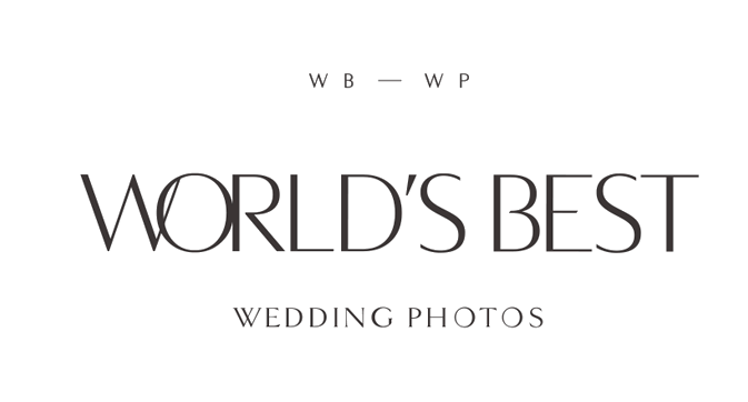 World's Best Wedding Photos award logo, featuring work from the best french wedding photographer.